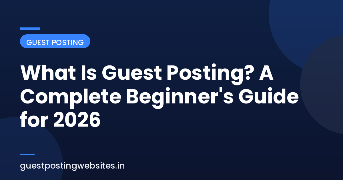 what is guest posting